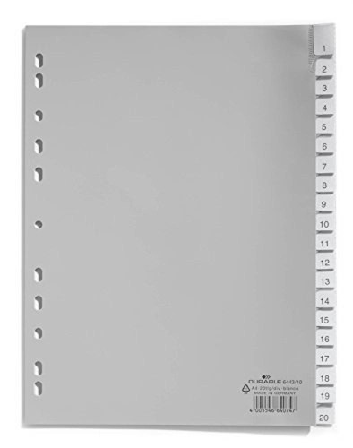 Durable 644310 - (tg., 20-pezzi)